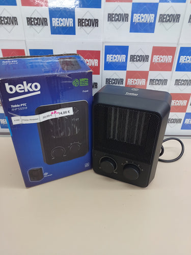 Calefactor de sobremesa BEKO, 2000 W, 4 velocidades, color negro